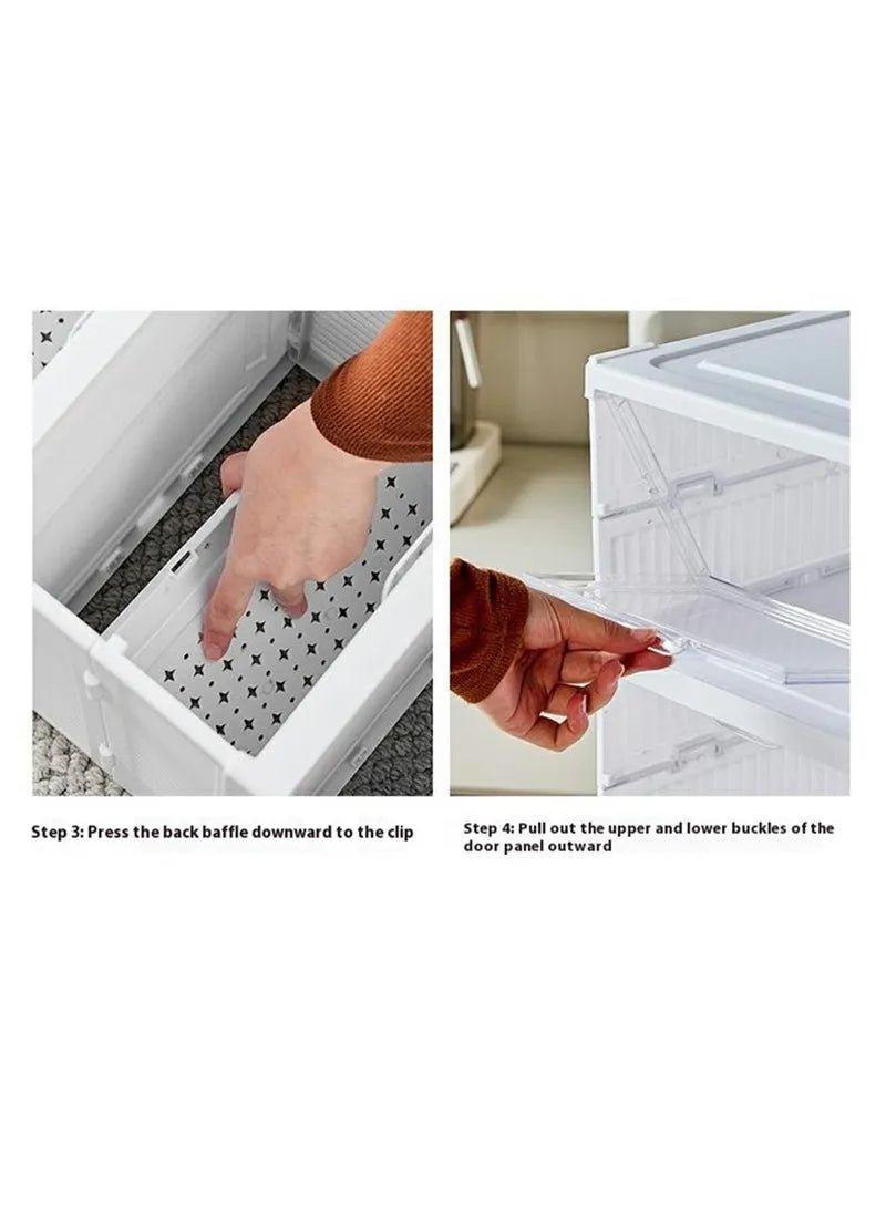 6-Tier Transparent Shoe Cabinet