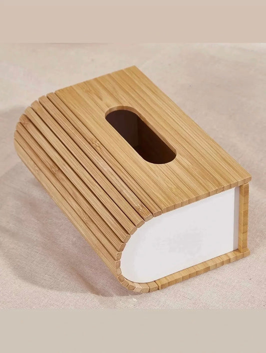 Elegant Wooden Tissue Box