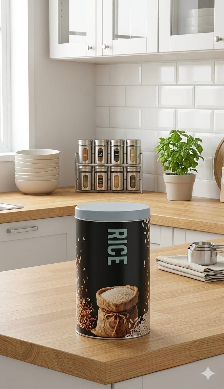 4-Piece Airtight Food Storage Canister Set