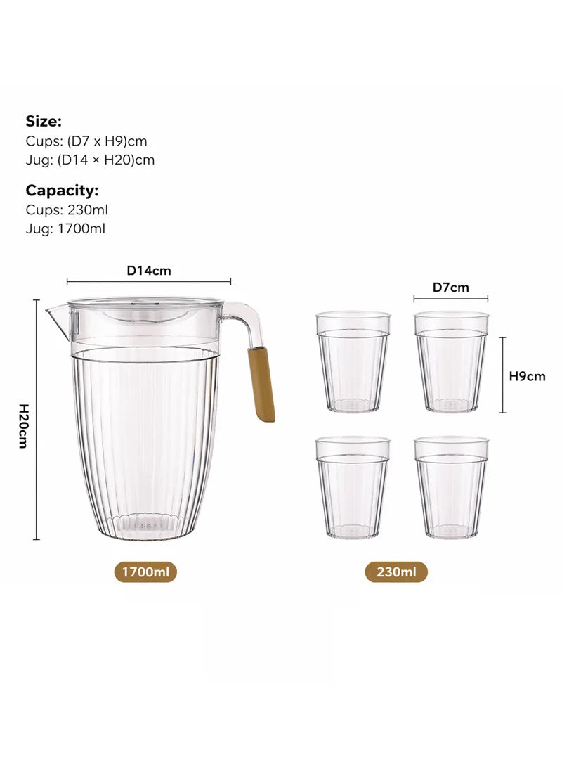 Modern Transparent Juice Set