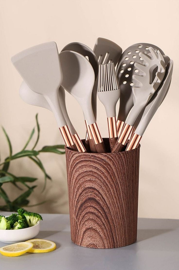 11-Piece Premium Silicone Kitchen Utensil Set