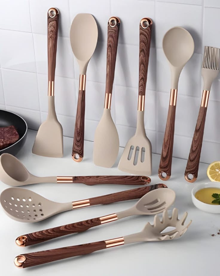 11-Piece Premium Silicone Kitchen Utensil Set