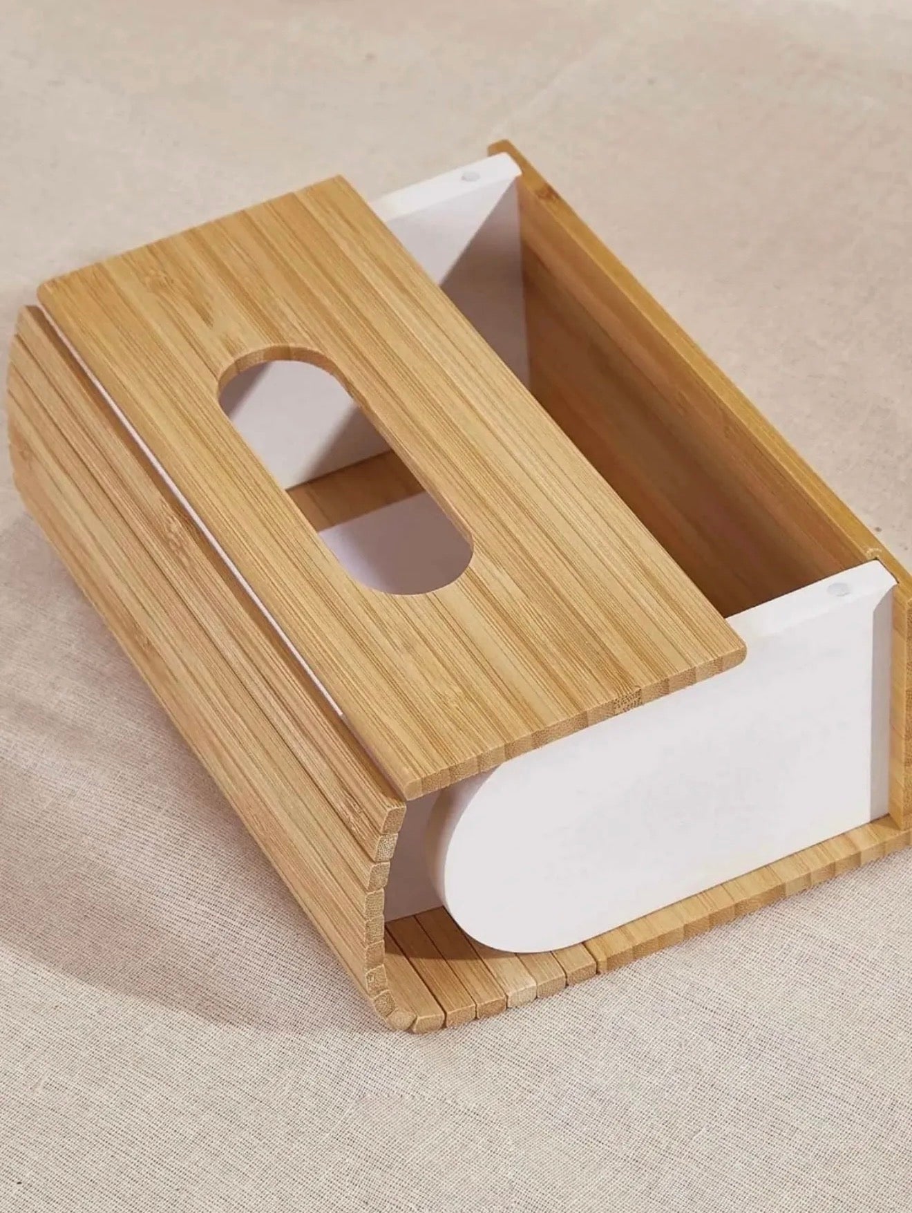 Elegant Wooden Tissue Box