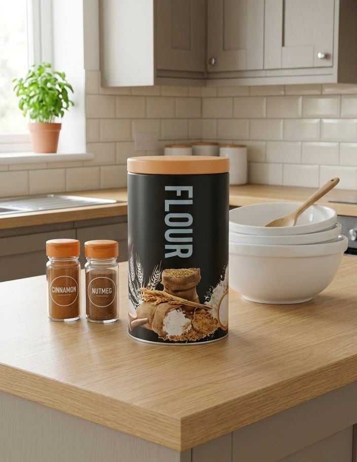 4-Piece Airtight Food Storage Canister Set