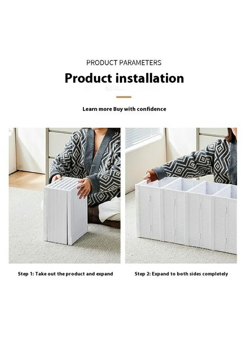 6-Tier Transparent Shoe Cabinet