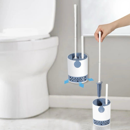 Silicone Toilet Brush Set