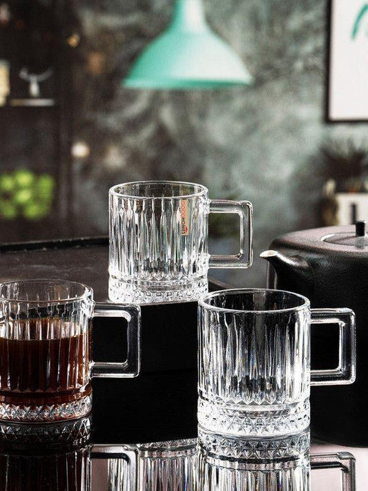 Pressed Glass Tumbler Set