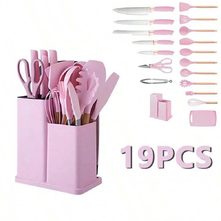 Complete Your Kitchen in Style with This Elegant 19-Piece Set