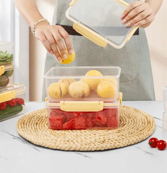 Durable 4-Piece Food Storage Container Set