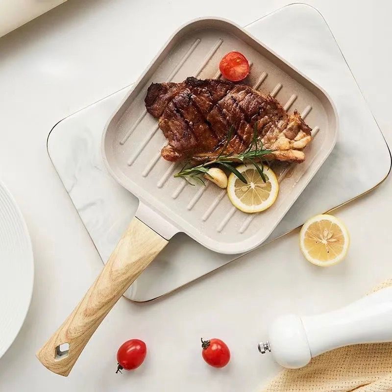 Heavy-Duty Square Frying Pan